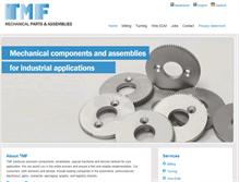 Tablet Screenshot of machinefabriek.nl